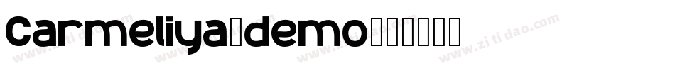 Carmeliya_demo字体转换