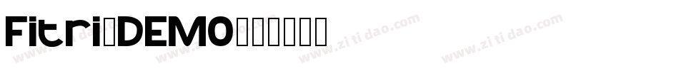 Fitri_DEMO字体转换