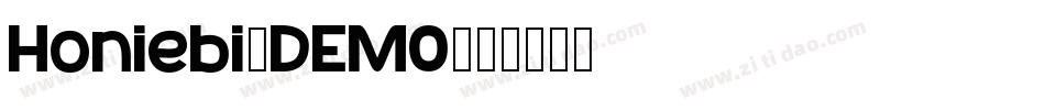 Honiebi_DEMO字体转换