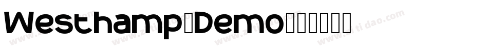 Westhamp_Demo字体转换