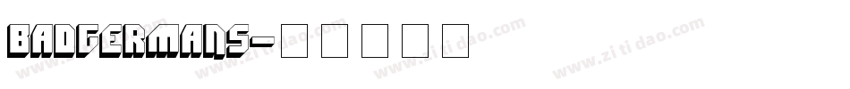 BadGermans字体转换