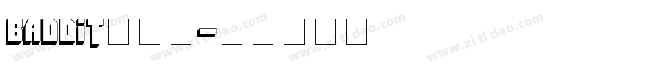Baddit转换器字体转换