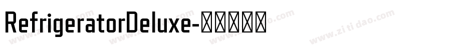 RefrigeratorDeluxe字体转换