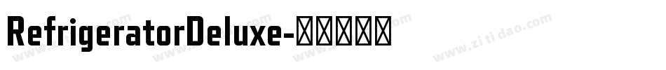 RefrigeratorDeluxe字体转换