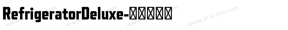 RefrigeratorDeluxe字体转换