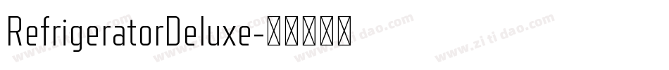 RefrigeratorDeluxe字体转换