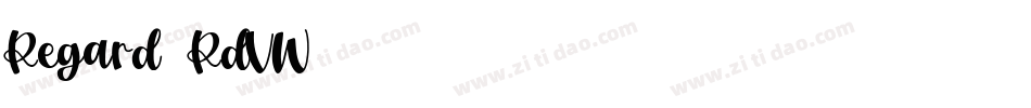 Regard-RdVW字体转换