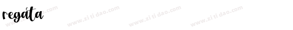 regata字体转换