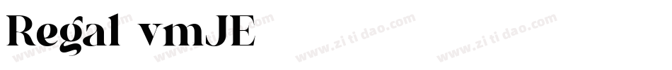 Regal-vmJE字体转换
