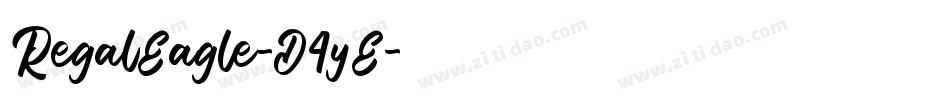 RegalEagle-D4yE字体转换