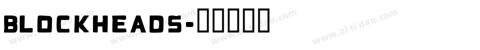 Blockheads字体转换