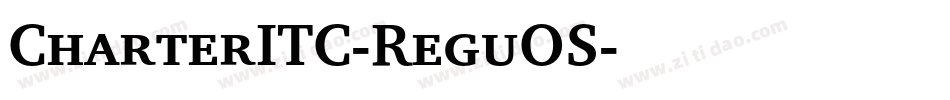 CharterITC-ReguOS字体转换