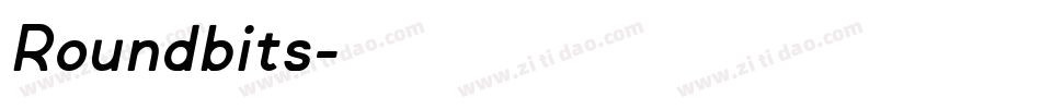 Roundbits字体转换