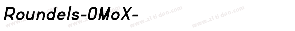 Roundels-0MoX字体转换