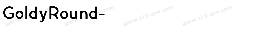 GoldyRound字体转换