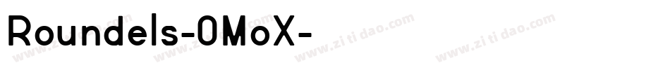 Roundels-0MoX字体转换