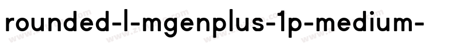rounded-l-mgenplus-1p-medium字体转换