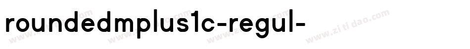 roundedmplus1c-regul字体转换