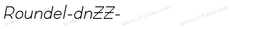Roundel-dnZZ字体转换