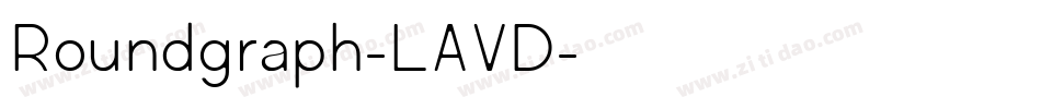 Roundgraph-LAVD字体转换