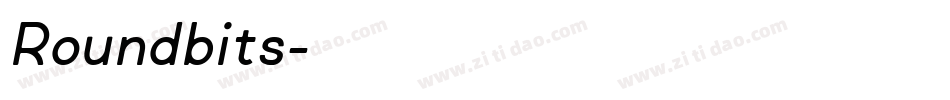 Roundbits字体转换