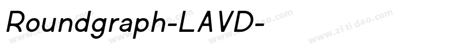 Roundgraph-LAVD字体转换