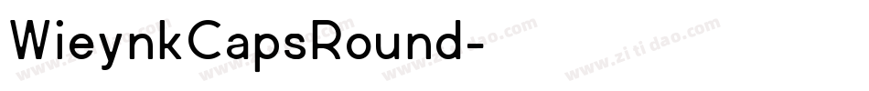 WieynkCapsRound字体转换