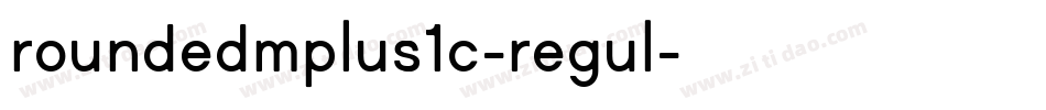 roundedmplus1c-regul字体转换