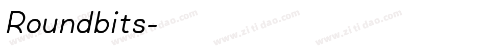 Roundbits字体转换