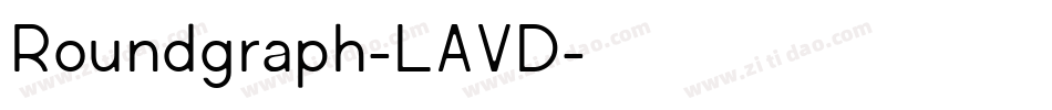 Roundgraph-LAVD字体转换