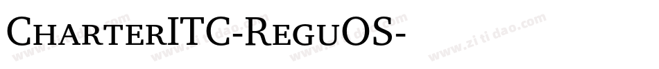 CharterITC-ReguOS字体转换