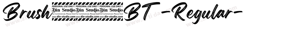 Brush455BT-Regular字体转换