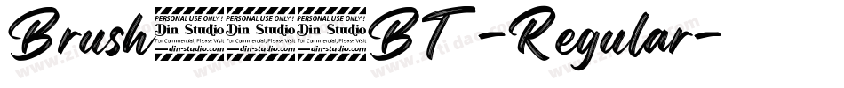 Brush455BT-Regular字体转换