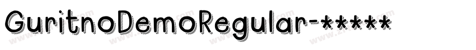 GuritnoDemoRegular字体转换