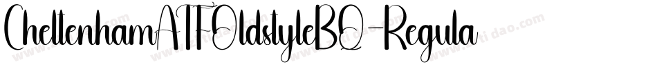 CheltenhamATFOldstyleBQ-Regular字体转换