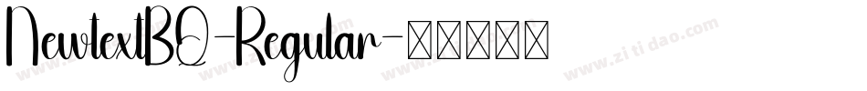NewtextBQ-Regular字体转换