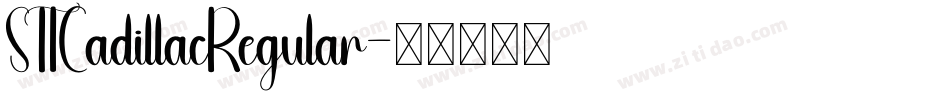 STICadillacRegular字体转换