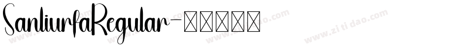 SanliurfaRegular字体转换