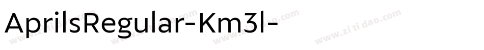 AprilsRegular-Km3l字体转换
