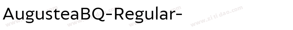 AugusteaBQ-Regular字体转换