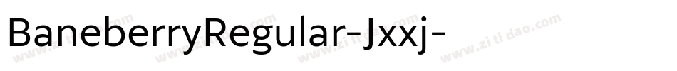 BaneberryRegular-Jxxj字体转换