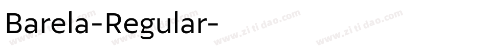 Barela-Regular字体转换 Barela-Regular字体转换