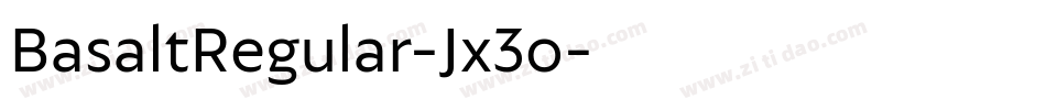 BasaltRegular-Jx3o字体转换