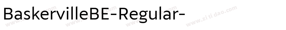 BaskervilleBE-Regular字体转换