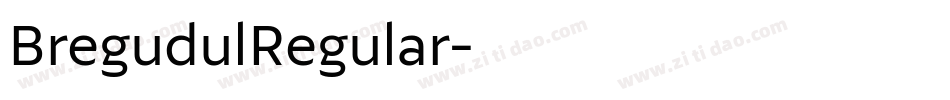 BregudulRegular字体转换