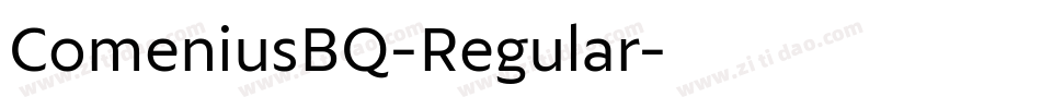 ComeniusBQ-Regular字体转换