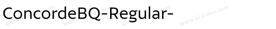 ConcordeBQ-Regular字体转换