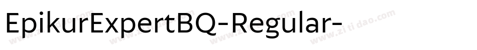 EpikurExpertBQ-Regular字体转换