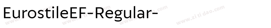 EurostileEF-Regular字体转换