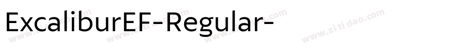 ExcaliburEF-Regular字体转换